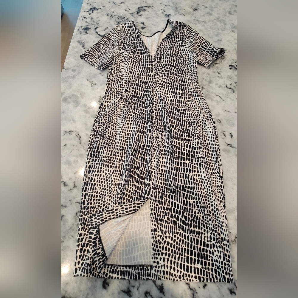 Trina by Trina Turk Black and White Dress - Picture 3 of 6